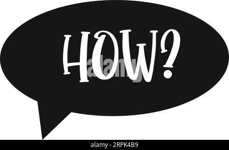How question speech bubble. FAQ icon. Information, idea, consulting sign isolated on white background. Problem and solution, ask and answer concept. Vector graphic illustration Stock Vector
