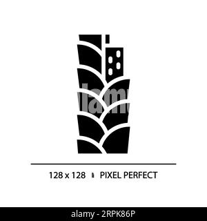2D grooming tool simple glyph style icon Stock Vector