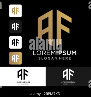 Creative Alphabet Logo Design, Alphabet Logo Design, Vector Logo Design with icon, Logo Design, icon design vector Vol 07 Stock Vector