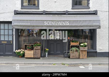 Scentiments, florists, Church Street, Tetbury, Gloucestershire Stock Photo