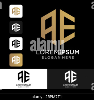 Creative Alphabet Logo Design, Alphabet Logo Design, Vector Logo Design with icon, Logo Design, icon design vector Vol 06 Stock Vector