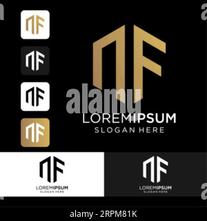 Creative Alphabet Logo Design, Alphabet Logo Design, Vector Logo Design with icon, Logo Design, icon design vector Vol 12 Stock Vector