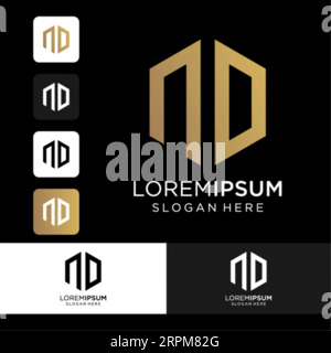Creative Alphabet Logo Design, Alphabet Logo Design, Vector Logo Design with icon, Logo Design, icon design vector Vol 10 Stock Vector