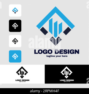 simple Real Estate Logo Design Building, Home, Architect, House, Construction, Property Real Estate Brand Identity Template with Real Estate Icon Desi Stock Vector