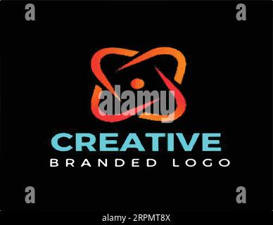 Logo design made from adobe illustrator. Stock Vector
