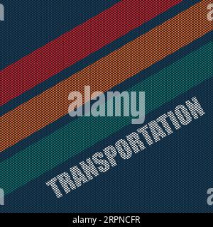 Abstract dotted lines background Stock Vector