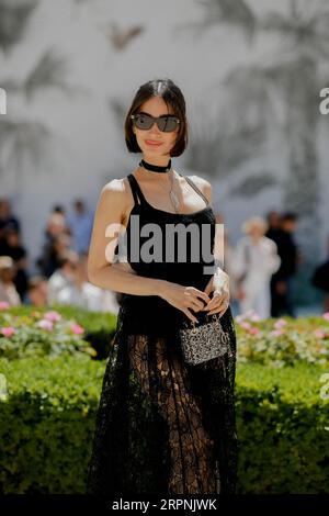Street style, Heart Evangelista arriving at Louis Vuitton Fall-Winter  2022-2023 show, held at Musee d Orsay, Paris, France, on March 7th, 2022.  Photo by Marie-Paola Bertrand-Hillion/ABACAPRESS.COM Stock Photo - Alamy