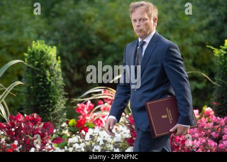 London, UK. 05 Sep 2023. Grant Shapps - Secretary of State for Defence arrives for a cabinet meeting in Downing Street. Credit: Justin Ng/Alamy Live News. Stock Photo