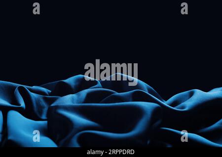 cloth wave texture background Stock Photo