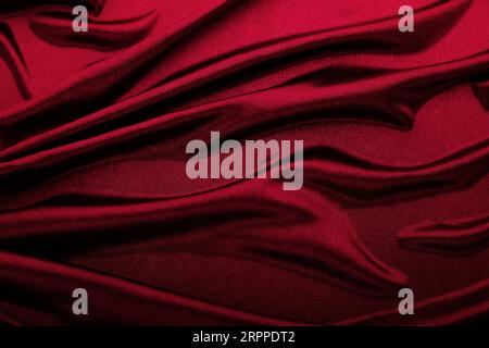 cloth wave texture background Stock Photo