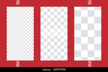 Checkered geometric grid seamless patterns, set of 3. Monochrome grey white cream colors check templates. Business background for web card, social Stock Vector