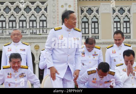 Bangkok, Thailand. 05th Sep, 2023. Thailand's Prime Minister Srettha Thavisin and his cabinet member prepare for group photoshoot at Government House after taking oath in front of Thailand's King Maha Vajiralongkorn in Bangkok. Thailand's King Maha Vajiralongkorn has officially endorsed Thailand's new coalition government led by Srettha Thavisin from the Phue Thai party. (Photo by Chaiwat Subprasom/SOPA Images/Sipa USA) Credit: Sipa USA/Alamy Live News Stock Photo