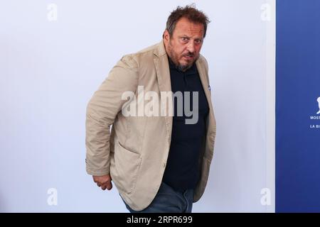 Lido Di Venezia, Italy. 05th Sep, 2023. Giorgio Montanini attends a photocall for 'Enea' at the 80th Venice International Film Festival on September 05, 2023 in Venice, Italy. © Photo: Cinzia Camela. Credit: Live Media Publishing Group/Alamy Live News Stock Photo