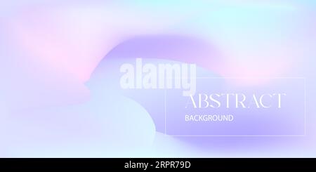 Abstract background horizontal template light design pastel gradient blue pink color Stock Vector