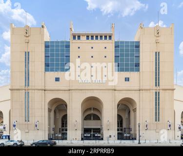 Ryan Field, built in 1926, is home to the Northwestern University Wildcats NCAA football team. Stock Photo