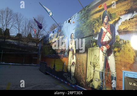 Lewis and Clark Bicentennial traveling exhibit, Corps of Discovery II, showcased at Monticello, Virginia Stock Photo