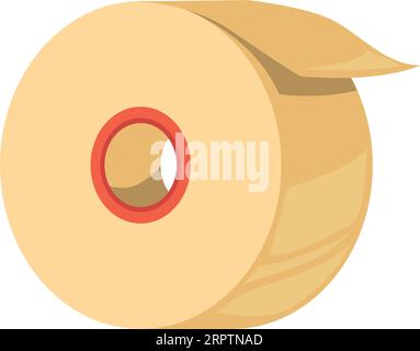 back to school supply tape icon Stock Vector