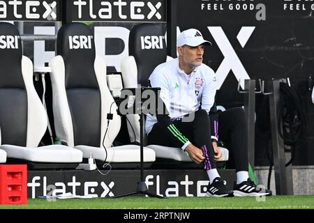 MONCHENGLADBACH - FC Bayern Munchen coach Thomas Tuchel during the German Bundesliga match between Borussia Monchengladbach and FC Bayern Munchen at the Borussia- Park stadium on September 2, 2023 in Monchengladbach, Germany. AP | Dutch Height | Gerrit van Keulen545954 Stock Photo