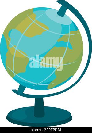 back to school supply protractor Stock Vector