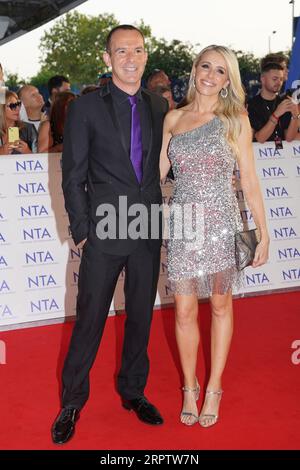 Martin Lewis and Lara Lewington arrives for the National Television Awards at the O2 Arena, London. Picture date: Tuesday September 5, 2023. Stock Photo