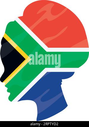 heritage day south africa flag Stock Vector