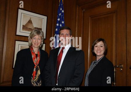 Secretary Gale Norton, staff on day of luncheon for members of ...