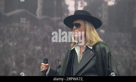 Photographs of Roisin Murphy performing at Connect Festival 2023 at the Royal Highland Centre Edinburgh on the 26th August 2023. Stock Photo