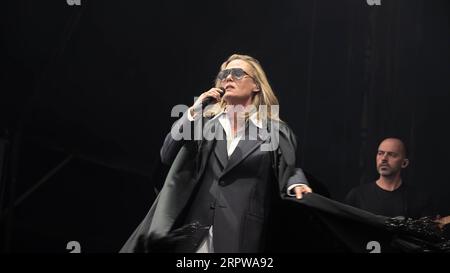 Photographs of Roisin Murphy performing at Connect Festival 2023 at the Royal Highland Centre Edinburgh on the 26th August 2023. Stock Photo