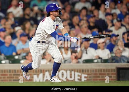 Chicago Cubs' Seiya Suzuki batting during the second inning of a baseball  game against the San Diego Padres Sunday, June 4, 2023, in San Diego. (AP  Photo/Gregory Bull Stock Photo - Alamy