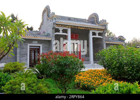 BEIJING - OCTOBER 23: Lingnan garden landscape architecture in a park, on october 23, 2014, Beijing, China. Stock Photo