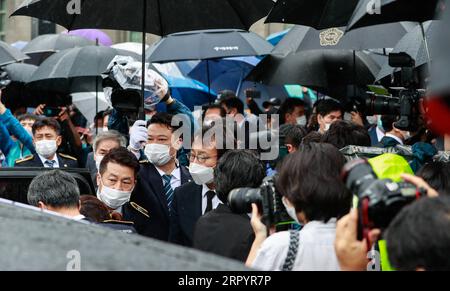 200713 -- SEOUL, July 13, 2020 -- People mourn the passing of Seoul Mayor Park Won-soon in front of the City Hall in Seoul, South Korea, on July 13, 2020. The funeral for late Seoul Mayor Park Won-soon was held on Monday. The 64-year-old mayor was found dead in the woods of Mount Bugak near his residence around midnight of July 10 local time.  SOUTH KOREA-SEOUL-MAYOR-PARK WON-SOON-FUNERAL WangxJingqiang PUBLICATIONxNOTxINxCHN Stock Photo