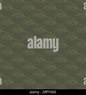 Olive Oil Abstract Seamless Pattern Stock Vector