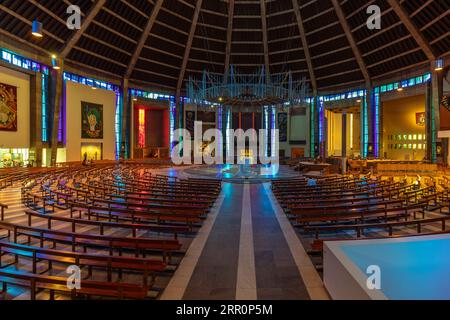 Interior of Liverpool Metropolitan Cathedral, Merseyside, Liverpool, UK Stock Photo