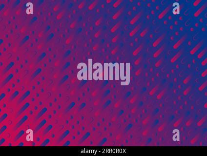 Blue purple retro geometric minimal abstract background. Vector design Stock Vector