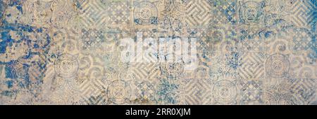 Background of vintage ceramic tiles Stock Photo