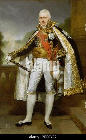 Antoine-Jean Gros -- Claude-Victor Perrin, Duke of Bellune, Marshall Victor (Maréchal de l’Empire)  1812, Stock Photo