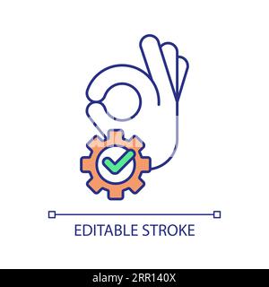 System control RGB color icon Stock Vector