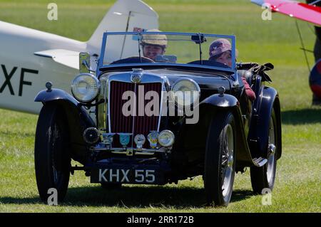 MG, TA, Shuttleworth, Collection, Old Warden, Biggleswade, Bedford, England, United Kingdom, Stock Photo