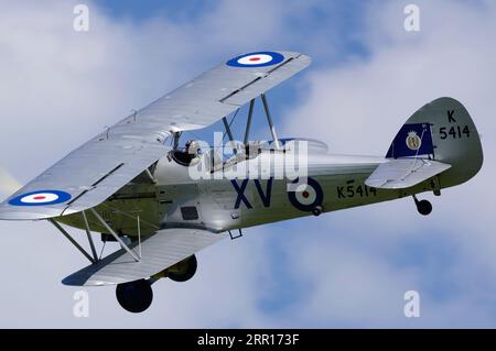 Hawker Hart, K5414, G-ANEP, Shuttleworth, Biggleswade, Bedford, England, United Kingdom. Stock Photo