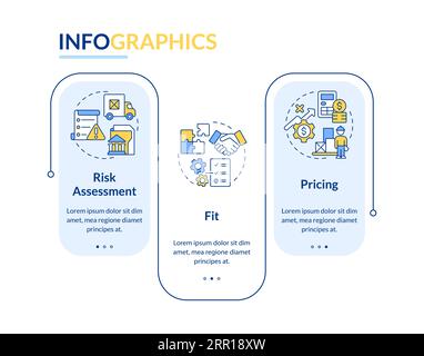 Vendor management layout with line icons concept Stock Vector
