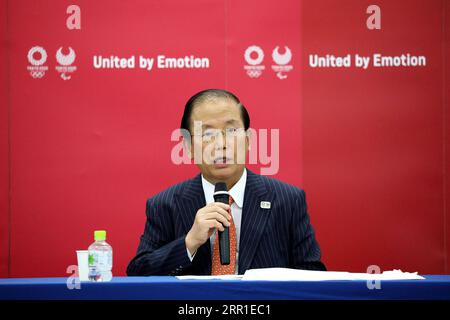 200915 -- TOKYO, Sept. 15, 2020 -- Muto Toshiro, CEO of Tokyo Organising Committee of the Olympic and Paralympic Games , speaks at the press conferece after the executive board meeting of in Tokyo, Japan, Sept. 15, 2020. /Handout via Xinhua SPJAPAN-TOKYO-OLYMPICS-EXECUTIVE BOARD MEETING Tokyox2020 PUBLICATIONxNOTxINxCHN Stock Photo