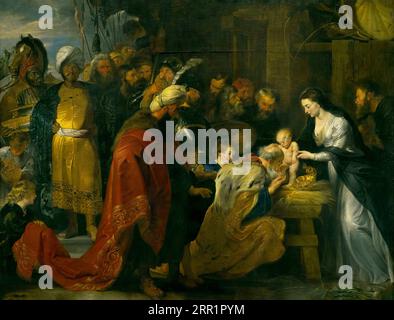 The adoration of the magi by Peter Paul Rubens, 1620 Stock Photo - Alamy