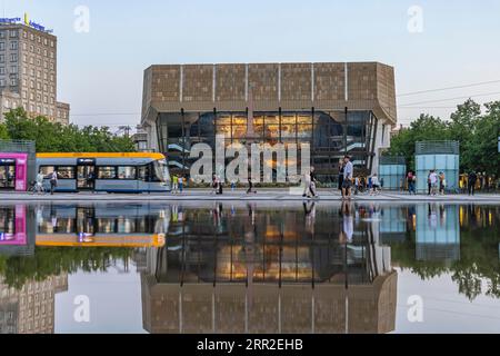 24 October 2021, Saxony, Leipzig: The Gaudium, the canteen of the  Gewandhaus. On Sunday, the concert hall welcomed guests to its open day and  allowed glimpses behind the scenes as well as