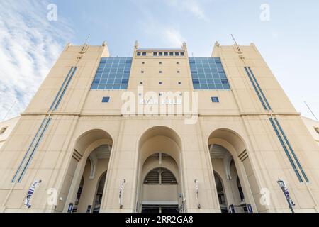 Ryan Field, built in 1926, is home to the Northwestern University Wildcats NCAA football team. Stock Photo