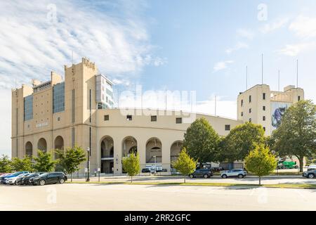 Ryan Field, built in 1926, is home to the Northwestern University Wildcats NCAA football team. Stock Photo