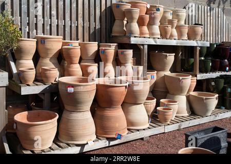 Terra cotta clay pots at a garden center in San Miguel de Allende Stock  Photo - Alamy