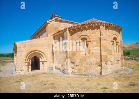 Nuestra Señora de la Asuncion church. Duraton, Segovia province, Castilla Leon, Spain. Stock Photo