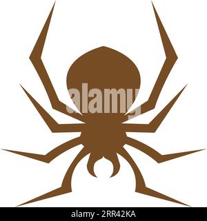 Spider logo icon design illustration Stock Vector