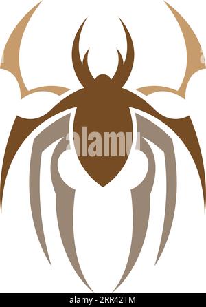 Spider logo icon design illustration Stock Vector