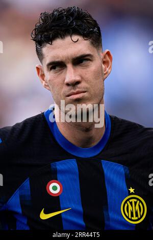Alessandro Bastoni of FC Internazionale looks on during the Serie A